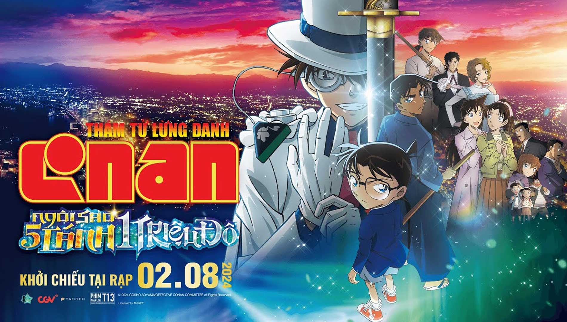 Xem Phim Thám Tử Lừng Danh Conan: Ngôi Sao 5 Cánh 1 Triệu Đô Phụ Đề