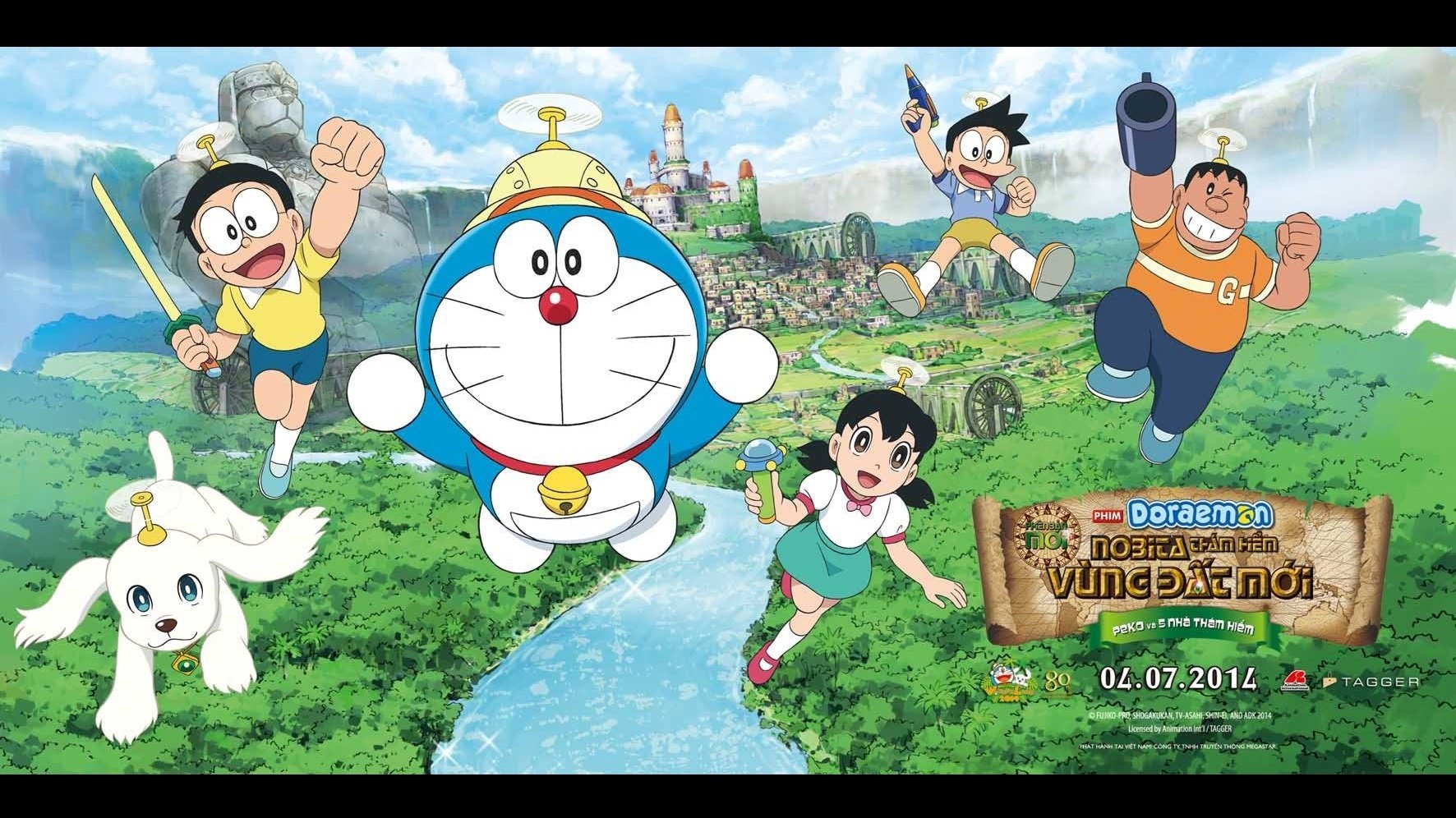 Xem Phim Doraemon: Nobita Thám Hiểm Vùng Đất Mới – Peko và 5 Nhà Thám Hiểm Phụ Đề