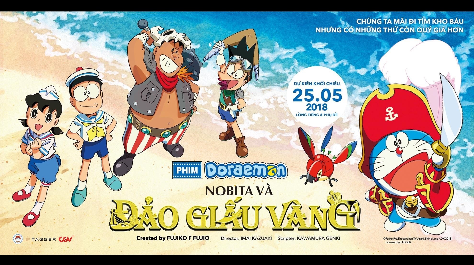 Xem Phim Doraemon: Nobita và Đảo Giấu Vàng Phụ Đề